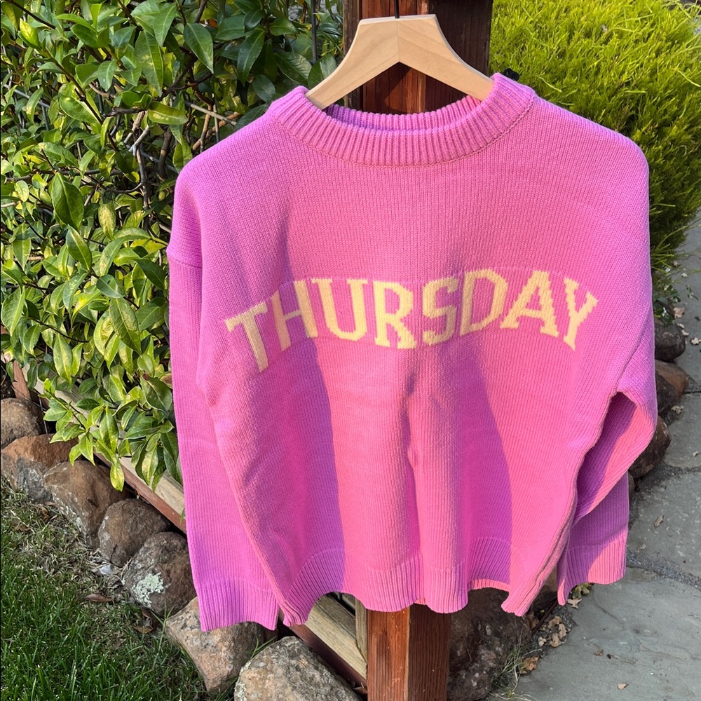 English Factory Pink 'Thursday' Sweater
